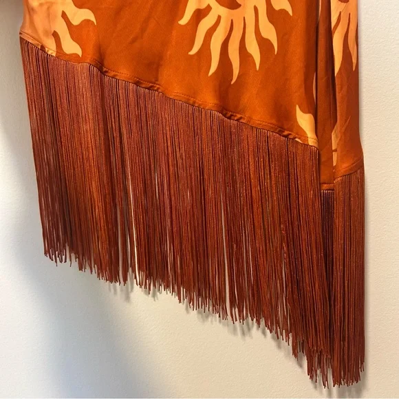 Farm Rio Asymmetrical Fringe Dress - Picture 6 of 7